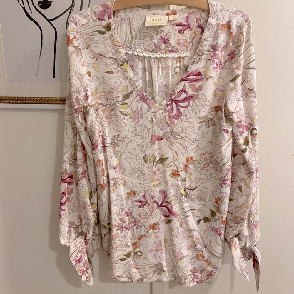 Maeve by Anthropologie Floral Top
